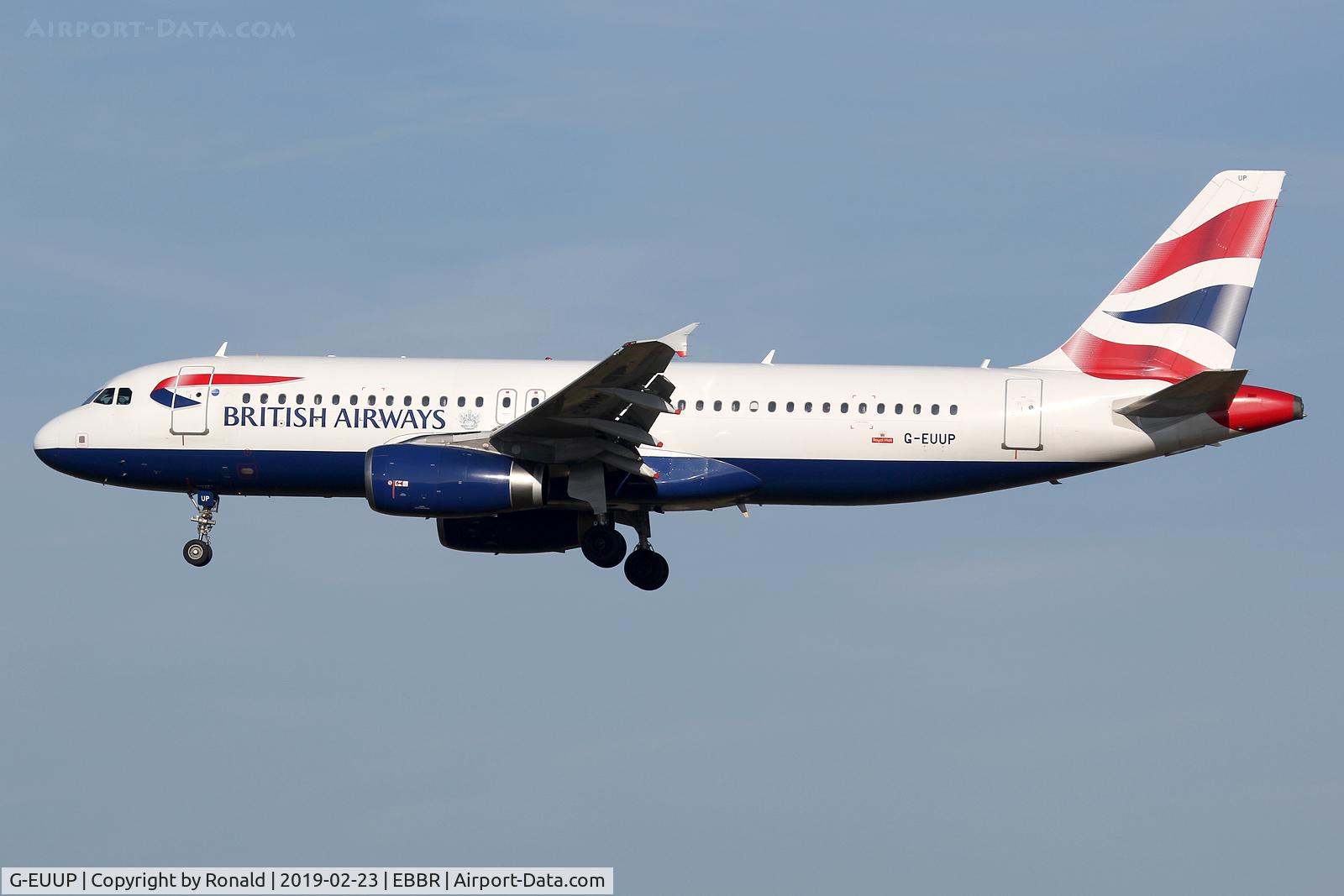 G-EUUP, 2003 Airbus A320-232 C/N 2038, at bru
