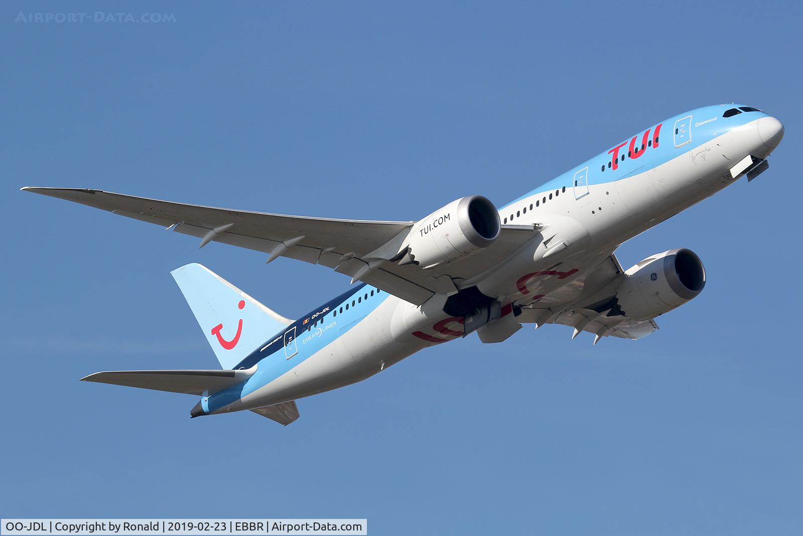 OO-JDL, 2013 Boeing 787-8 Dreamliner C/N 34425, at bru