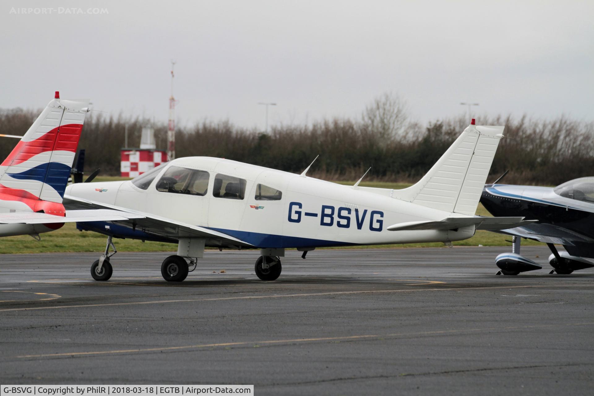 G-BSVG, 1984 Piper PA-28-161 Cherokee Warrior II C/N 28-8516013, G-BSVG 1984 Piper Pa-28 Cherokee Warrior ll Booker