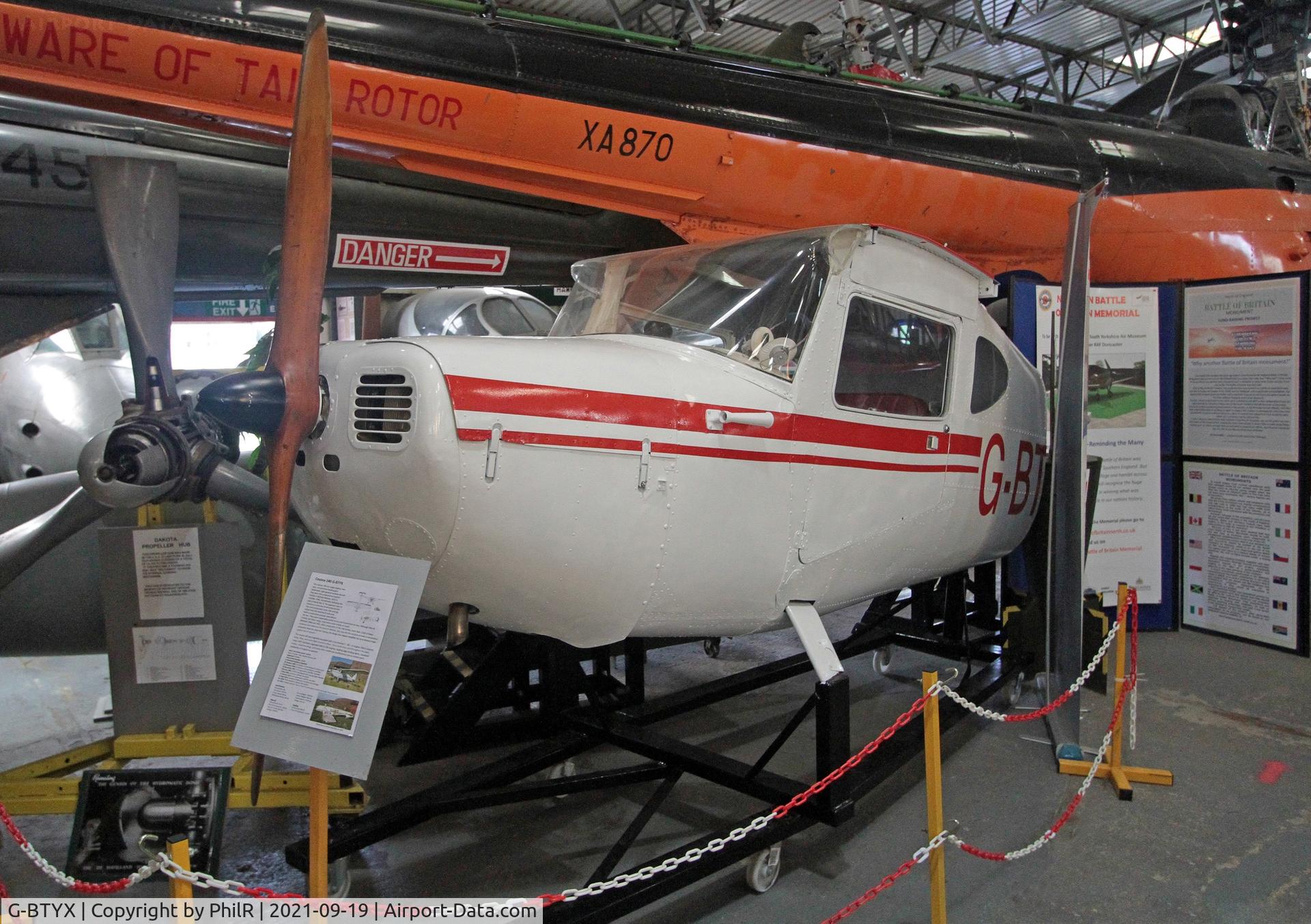 G-BTYX, 1946 Cessna 140 C/N 11004, G-BTYX 1946 Cessna 140 SYAM Doncaster
