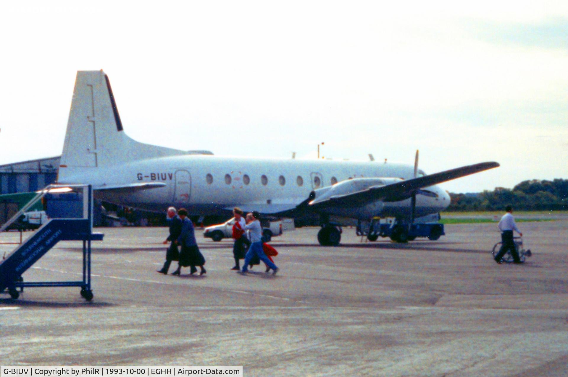 G-BIUV, 1971 Hawker Siddeley HS.748-275 Sr2A SCD C/N 1701, G-BIUV 1971 HS748 Srs 2A Emerald Airways BOH