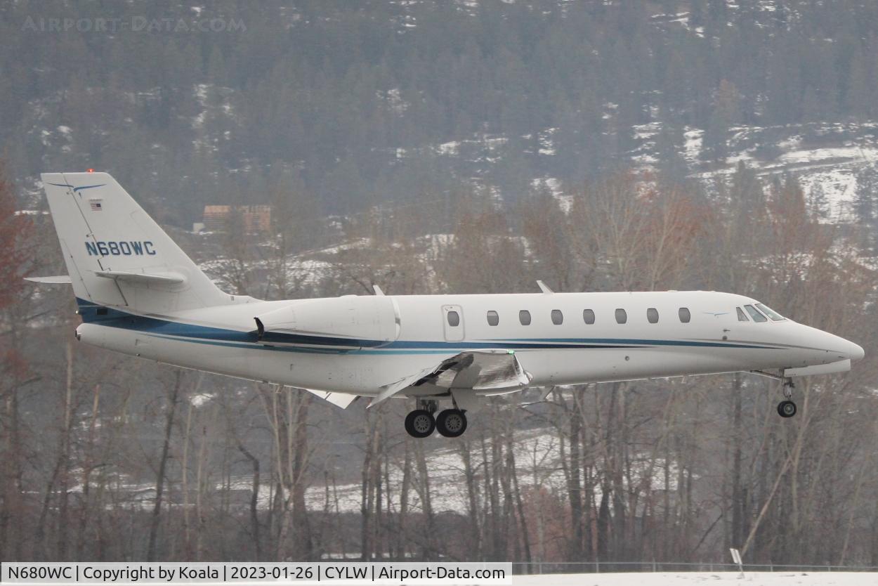 N680WC, 2006 Cessna 680 Citation Sovereign C/N 680-0102, Arrival from Denver Centennial (APA, CO).