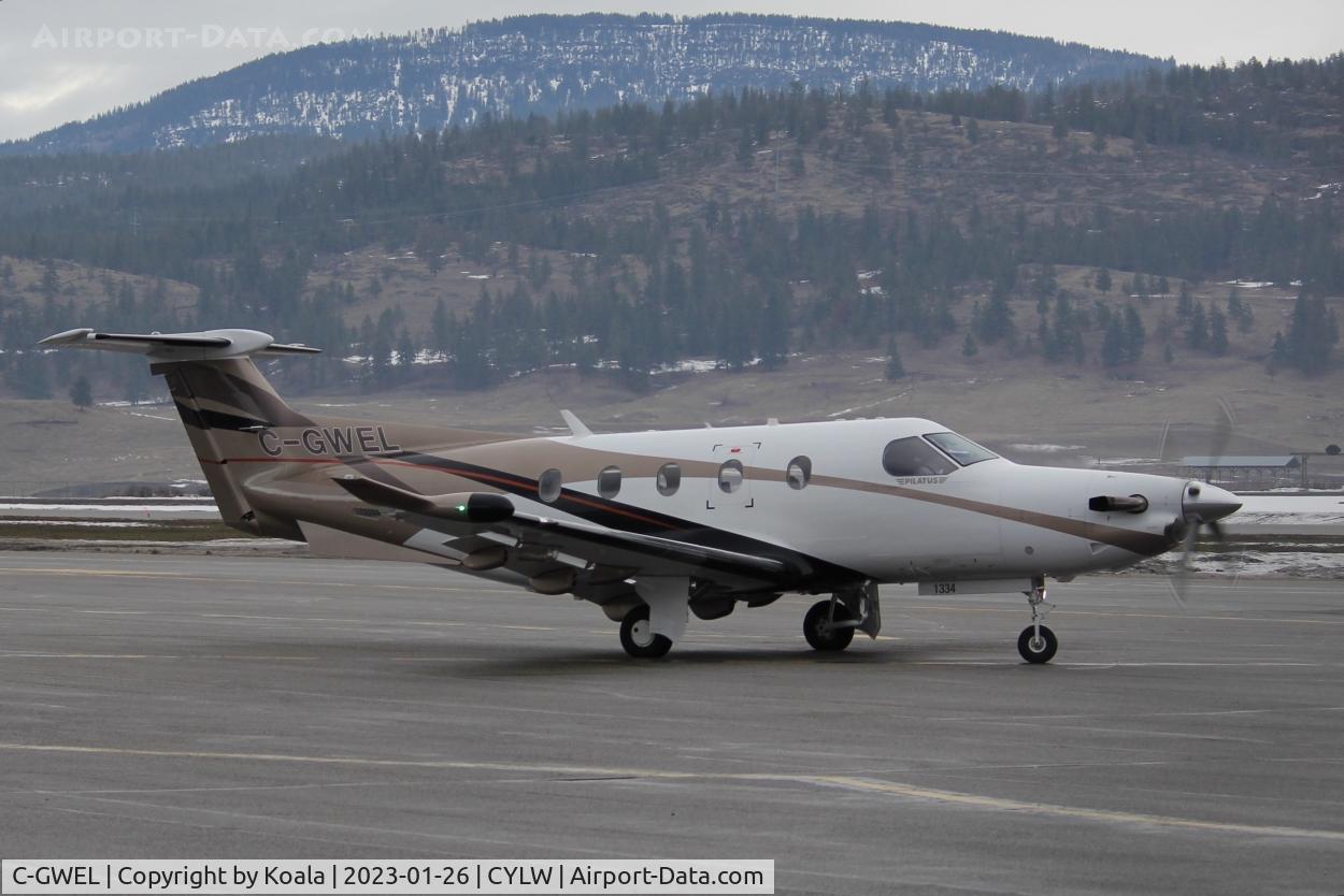 C-GWEL, 2012 Pilatus PC-12/47E C/N 1334, Departure to Boise (BOI, ID).