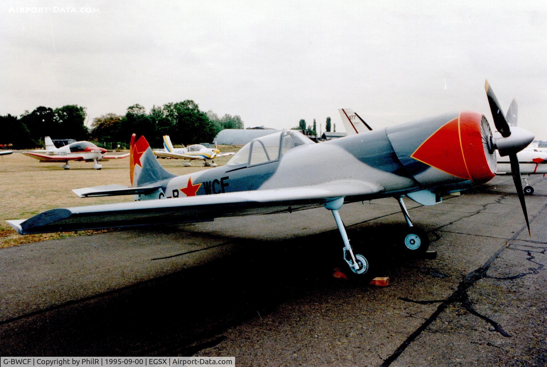 G-BWCF, 1985 Yakovlev Yak-50 C/N 852904, G-BWCF 1985 Yak 50 North Weald