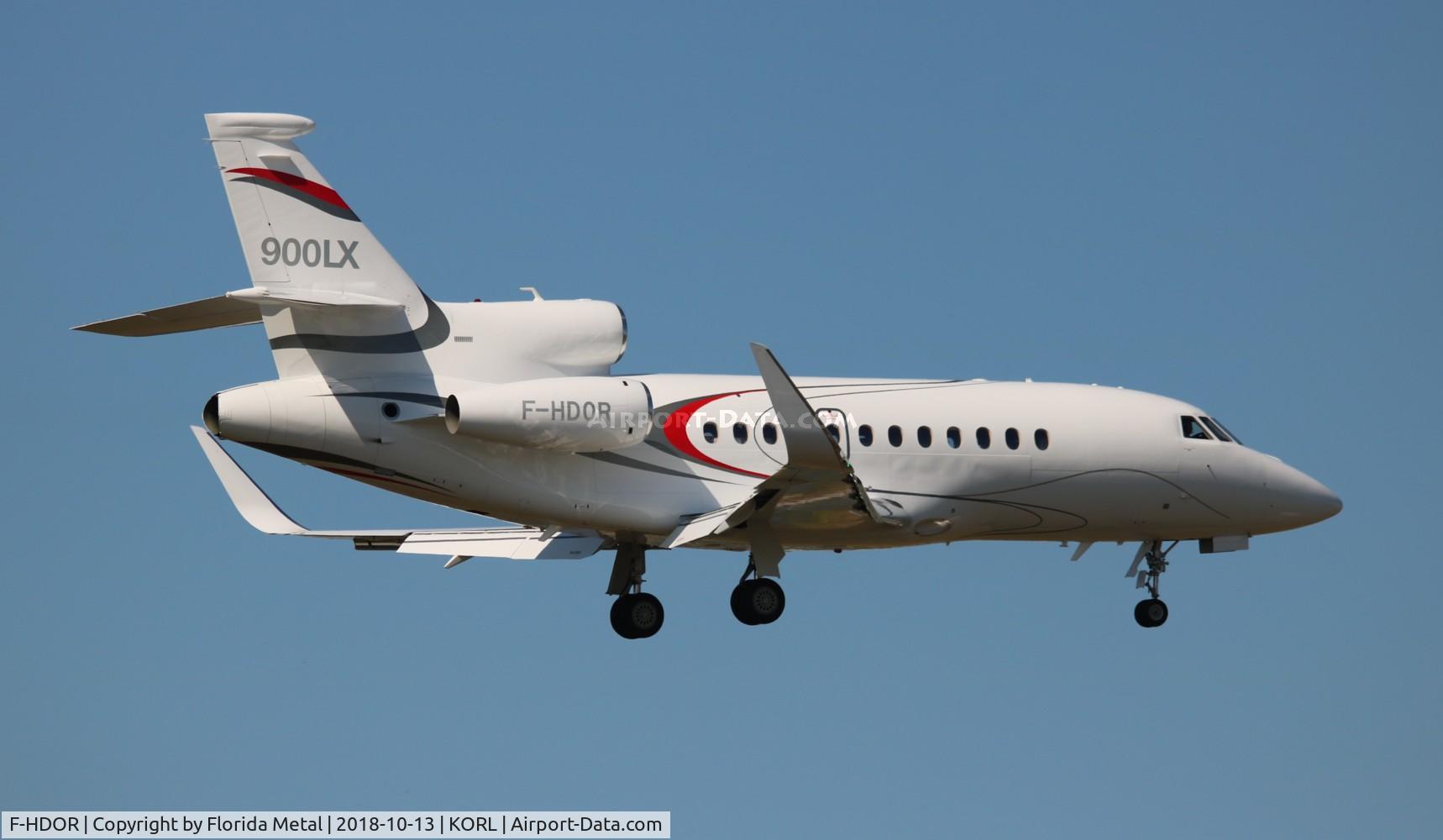 F-HDOR, 2018 Dassault Falcon 900EX C/N 309, Falcon 900EX zx