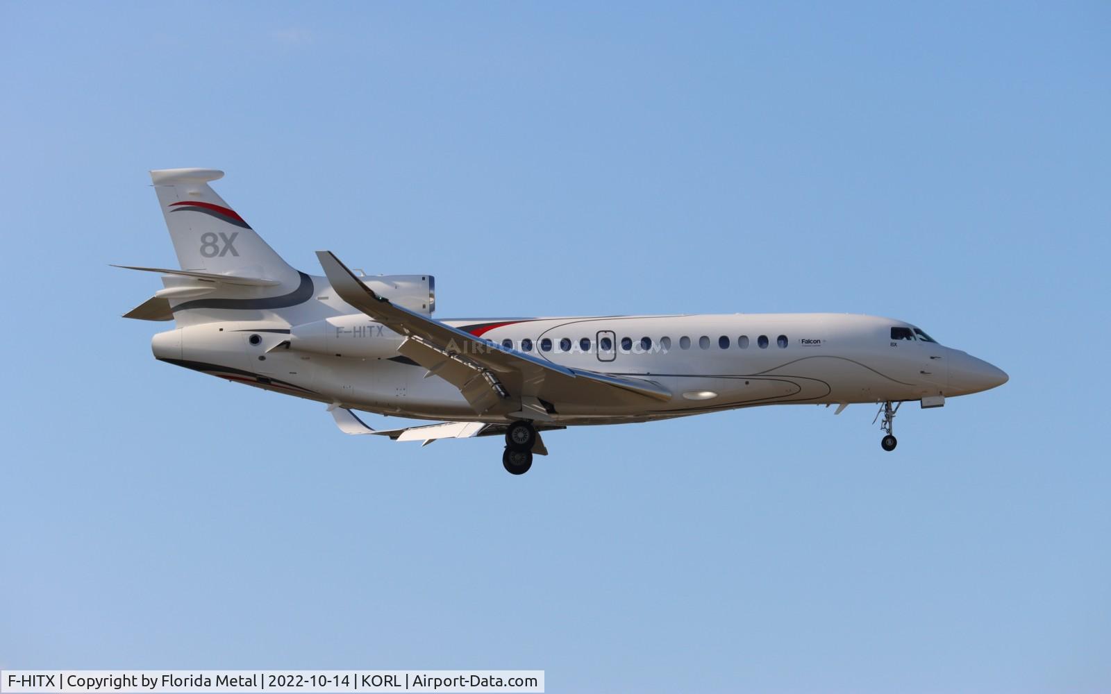 F-HITX, Dassault Falcon 8X C/N 487, Falcon 8X zx