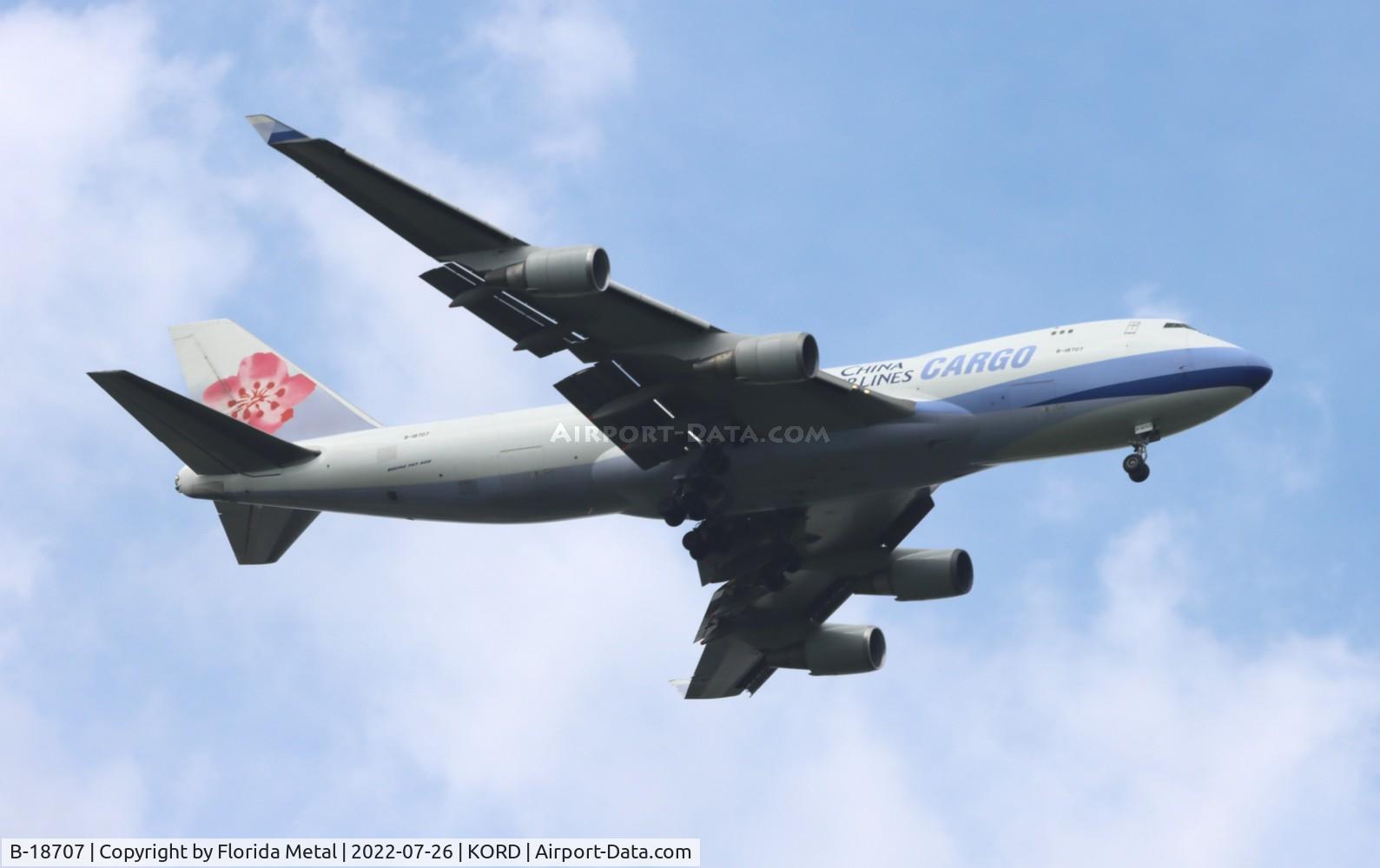 B-18707, 2001 Boeing 747-409F/SCD C/N 30764, China Airlines Cargo 747-400F