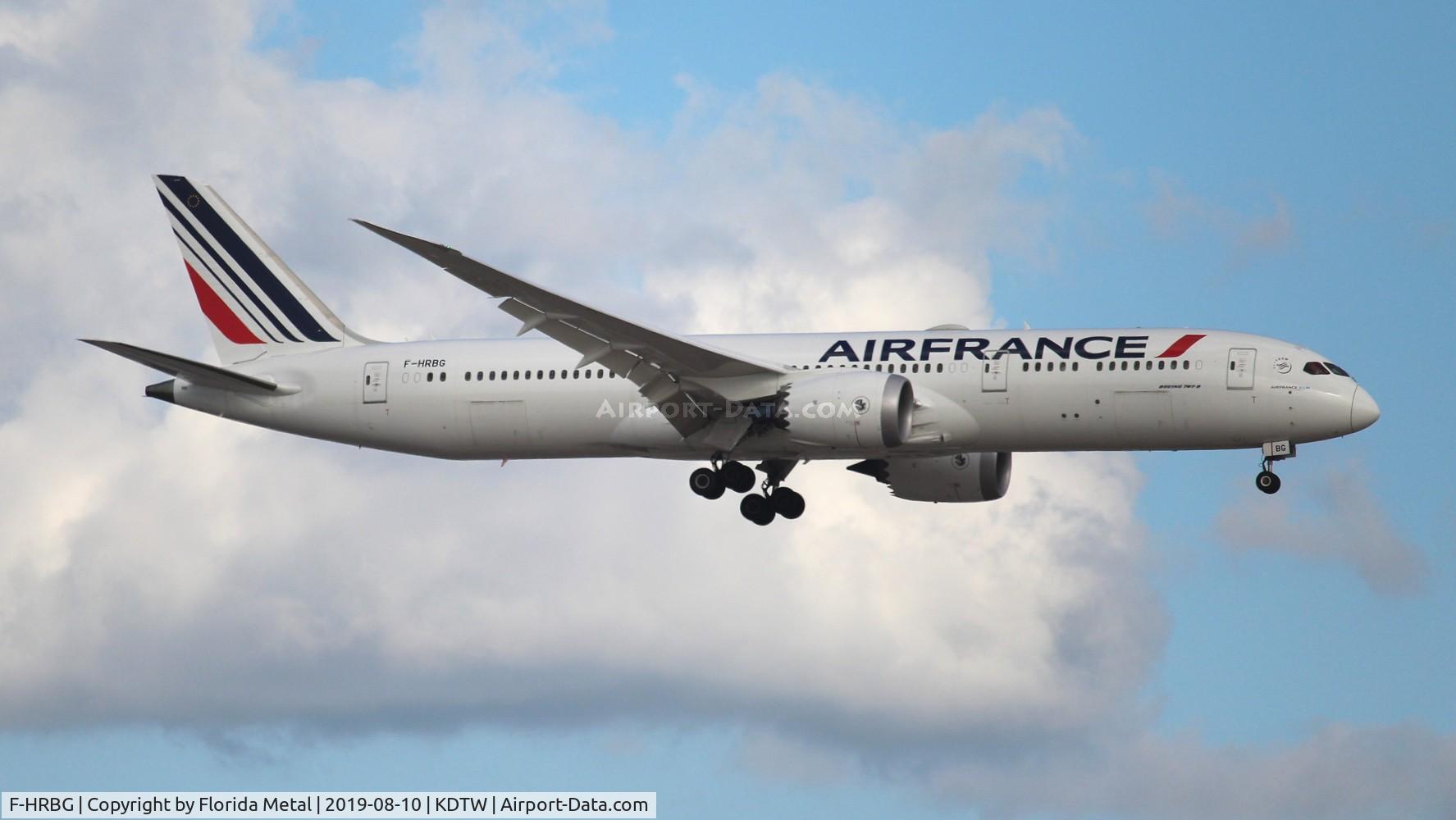 F-HRBG, 2018 Boeing 787-9 Dreamliner Dreamliner C/N 42490, Air France 789 zx