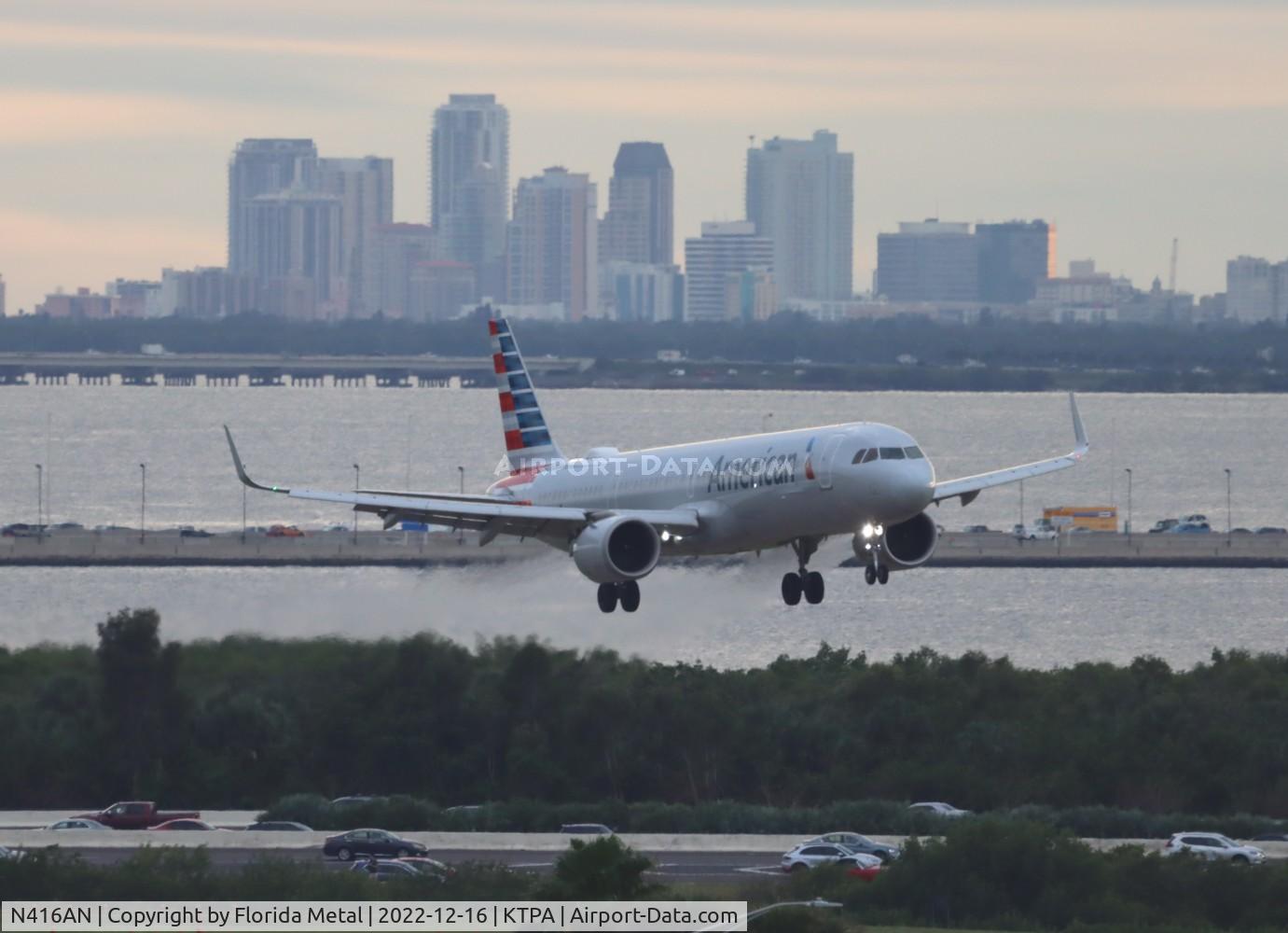 N416AN, 2020 Airbus A321-253NX C/N 9466, TPA 2022