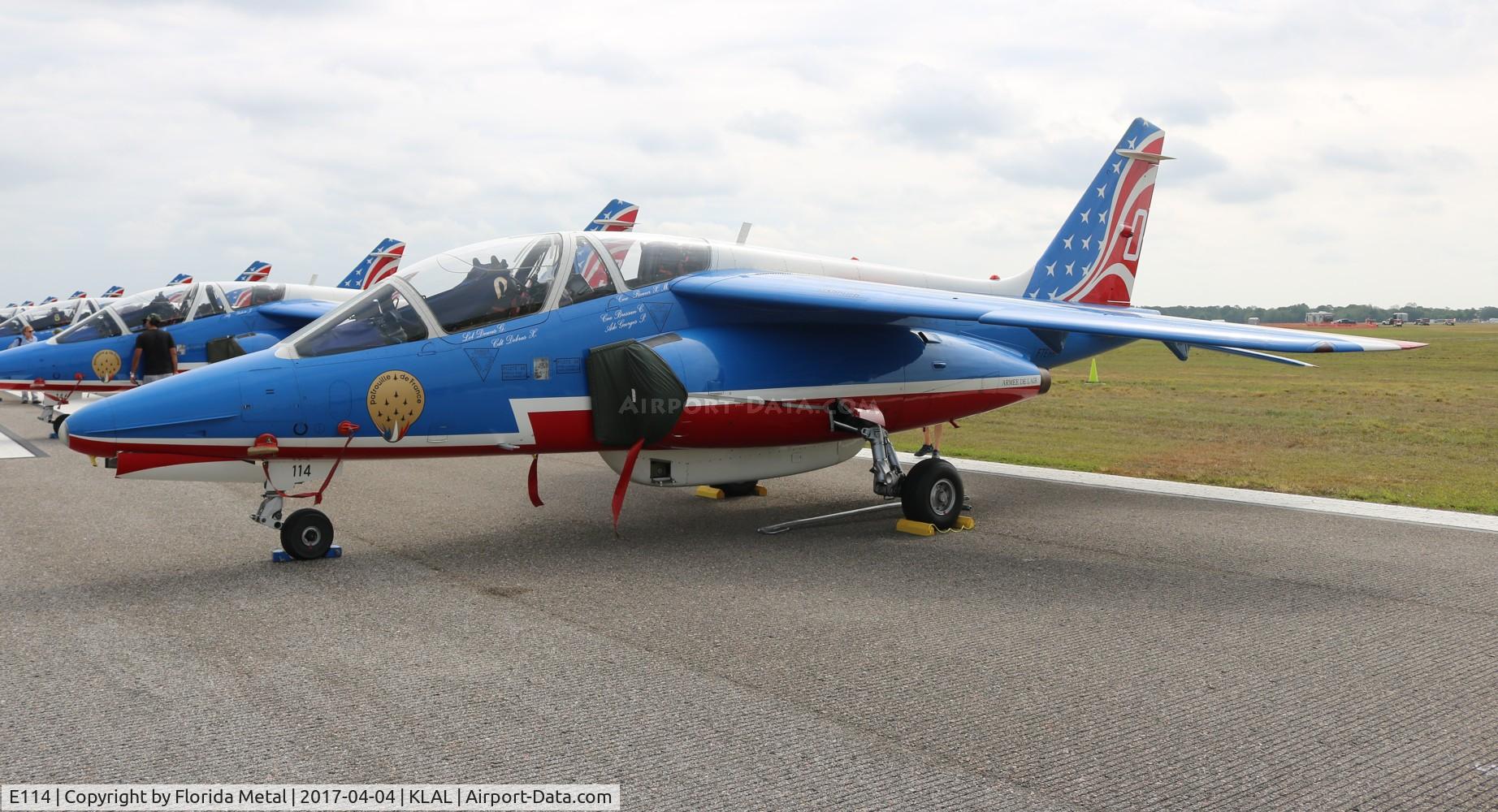 E114, Dassault-Dornier Alpha Jet E C/N E114, Patrouille Acrobatique de France Alpha zx