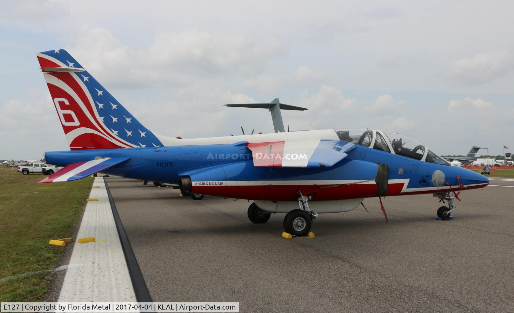 E127, 1983 Dassault-Dornier Alpha Jet E C/N E127, Patrouille Acrobatique de France Alpha zx