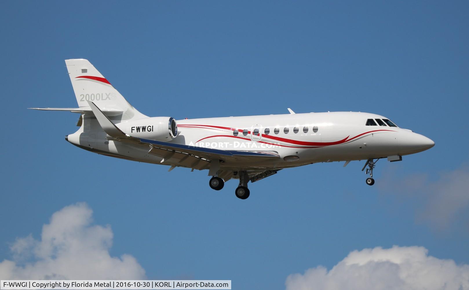 F-WWGI, 2015 Dassault Falcon 2000LXS C/N 306, Falcon 2000LX zx