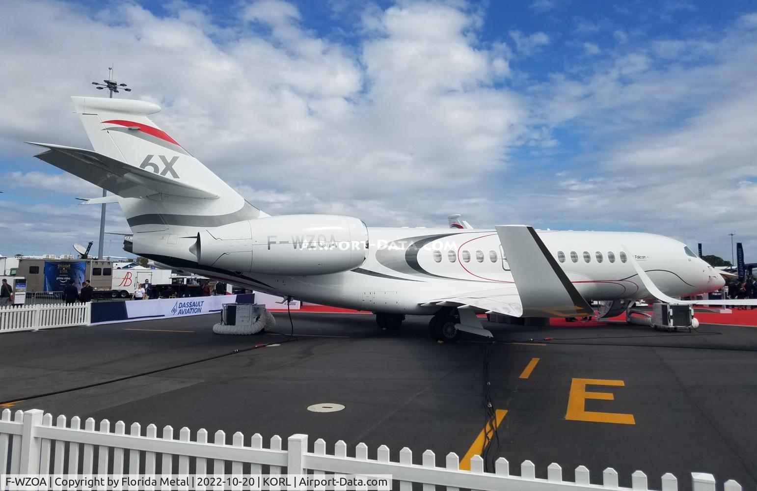 F-WZOA, 2022 Dassault Falcon 6X C/N 004, NBAA 2022