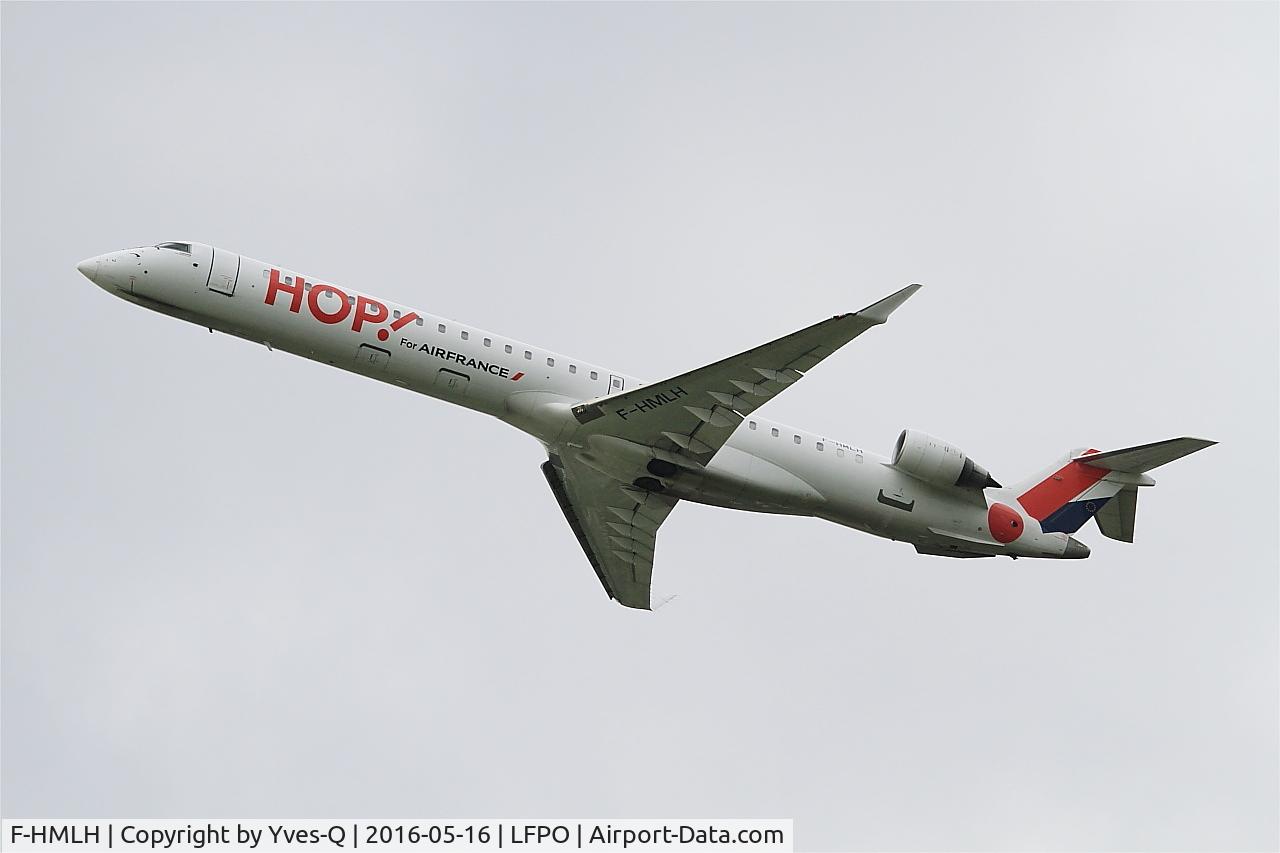 F-HMLH, 2011 Bombardier CRJ-1000EL NG (CL-600-2E25) C/N 19013, Bombardier CRJ-1000EL NG, Take off rwy 24, Paris-Orly airport (LFPO-ORY)