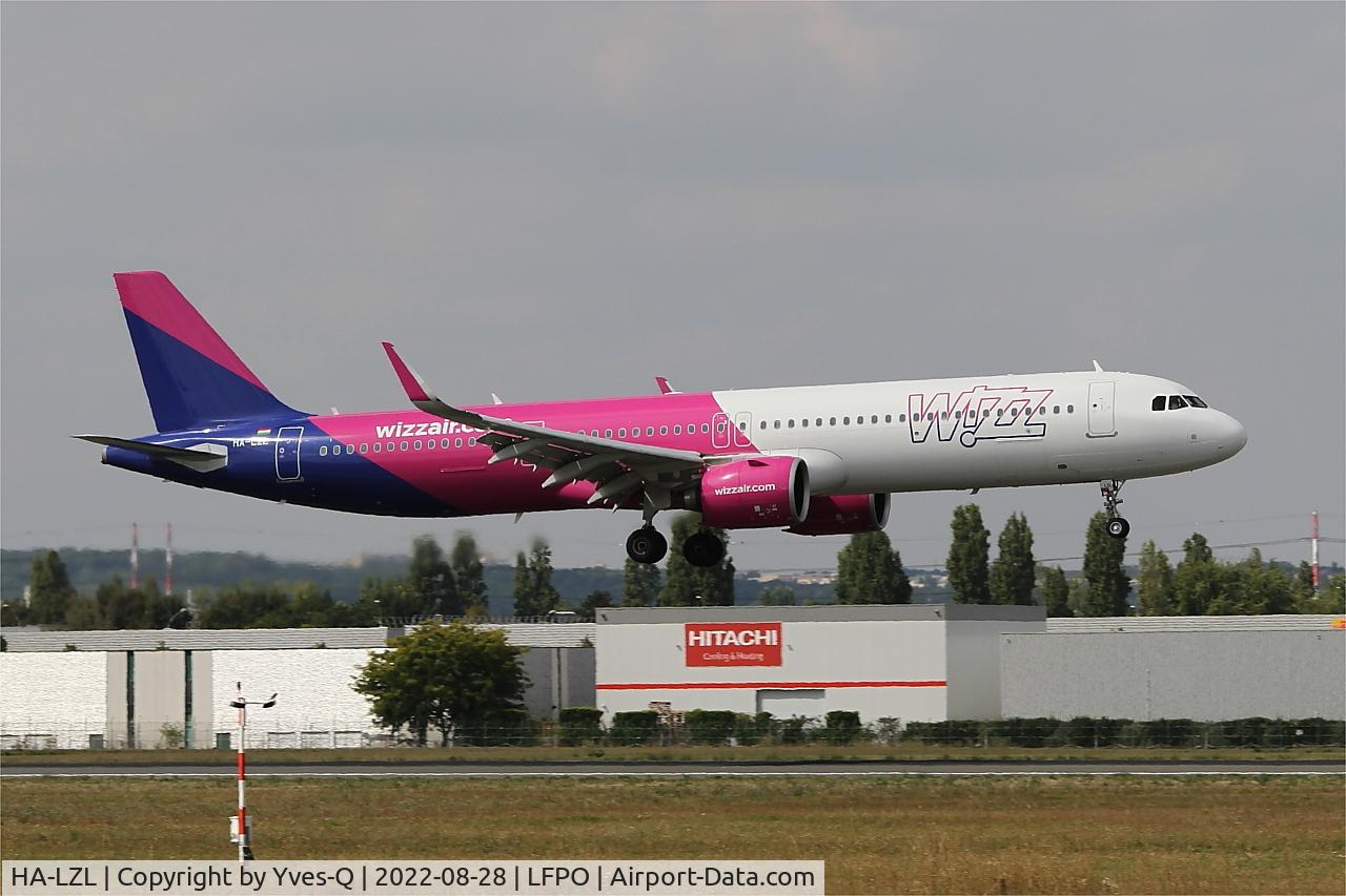 HA-LZL, 2022 Airbus A321-271NX C/N 10700, Airbus A321-271NX, Landing rwy 06, Paris-Orly Airport (LFPO-ORY)