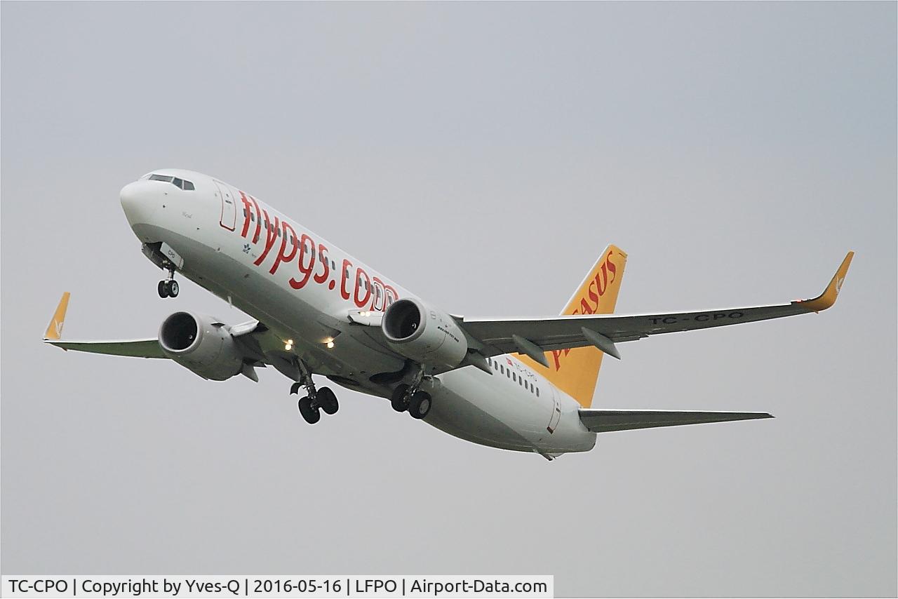 TC-CPO, 2007 Boeing 737-8AS C/N 33641, Boeing 737-8AS, Take off rwy 26, Paris-Orly Airport (LFPO-ORY)