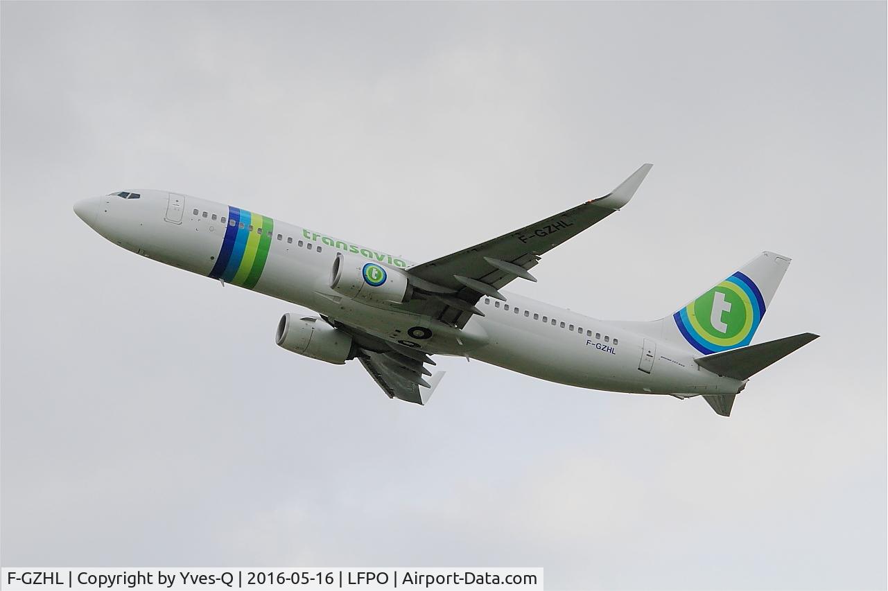 F-GZHL, 2014 Boeing 737-8K2 C/N 37791, Boeing 737-8K2, Take off rwy 24, Paris Orly airport (LFPO-ORY)