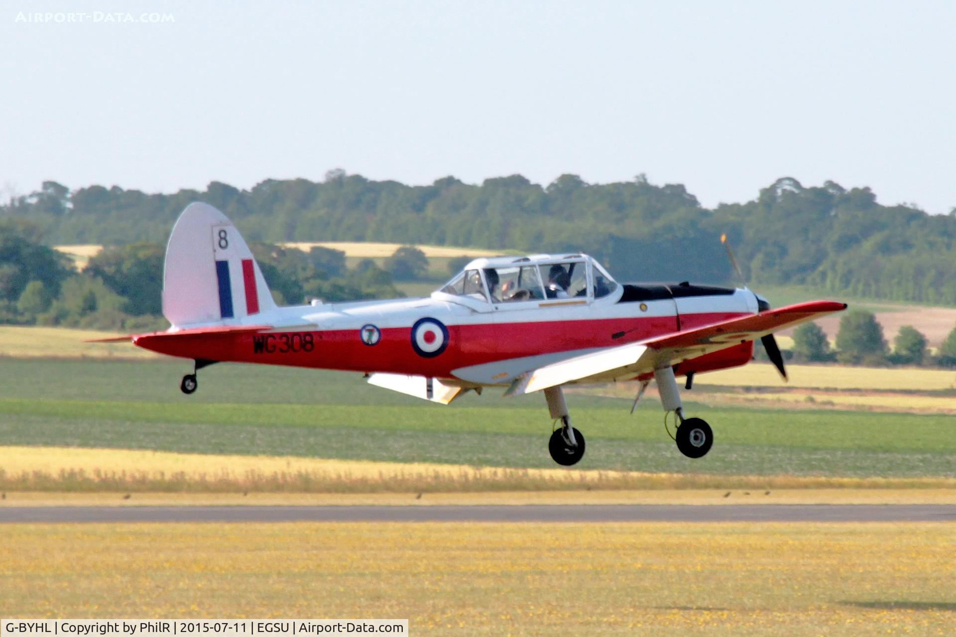G-BYHL, 1951 De Havilland DHC-1 Chipmunk T.10 C/N C1/0361, G-BYHL 'WG308' 1951 DH Chipmunk T10 RAF Duxford