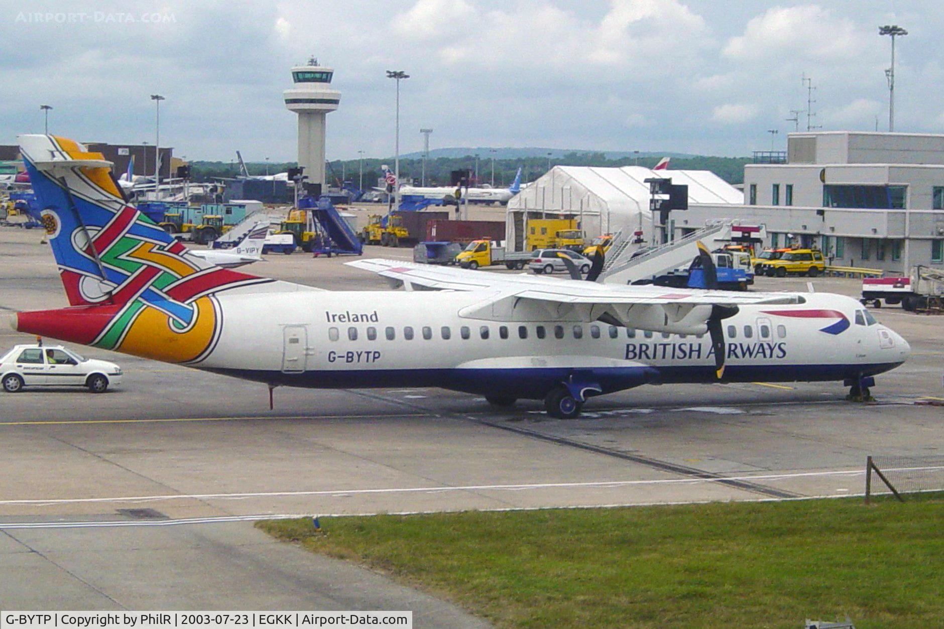 G-BYTP, 1996 ATR 72-212 C/N 473, G-BYTP 1996 ATR72-200 BA LGW