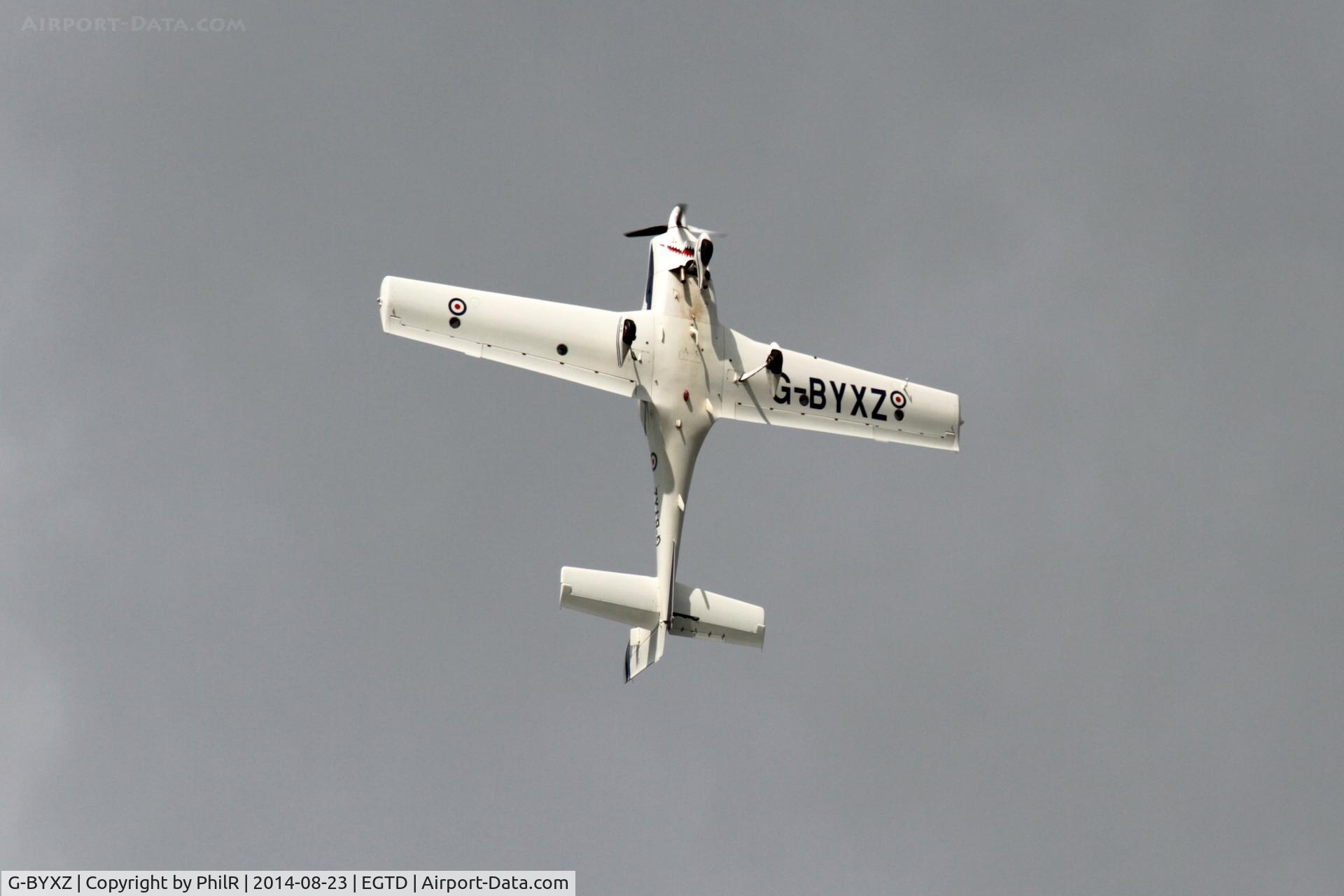 G-BYXZ, 2001 Grob G-115E Tutor T1 C/N 82182/E, G-BYXZ 2001 Grob G115 Tutor Wings & Wheels Dunsfold