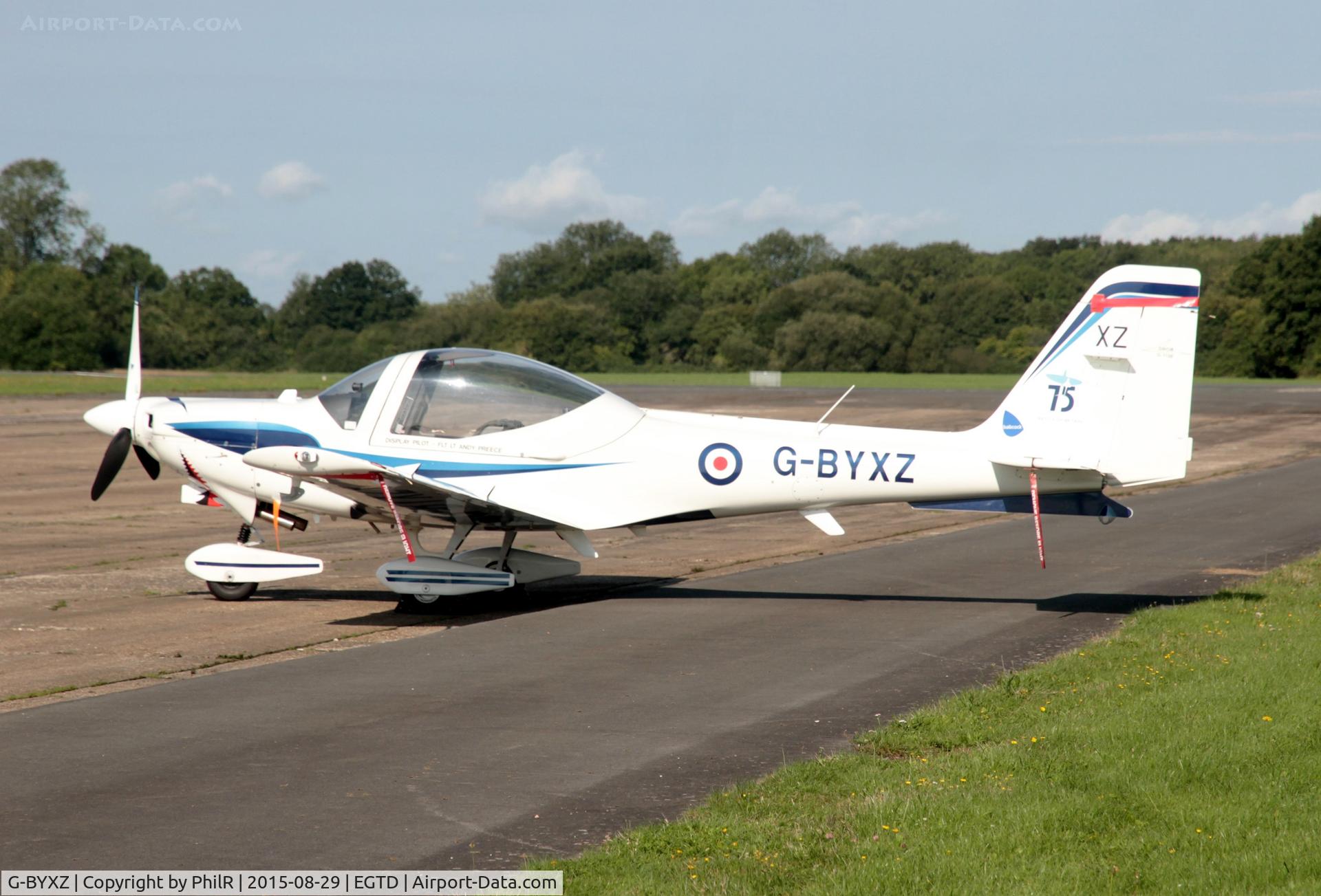G-BYXZ, 2001 Grob G-115E Tutor T1 C/N 82182/E, G-BYXZ 2001Grob G115E Tutor Wings & Wheels Dunsfold