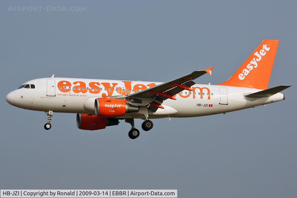HB-JZI, 2004 Airbus A319-111 C/N 2245, at bru