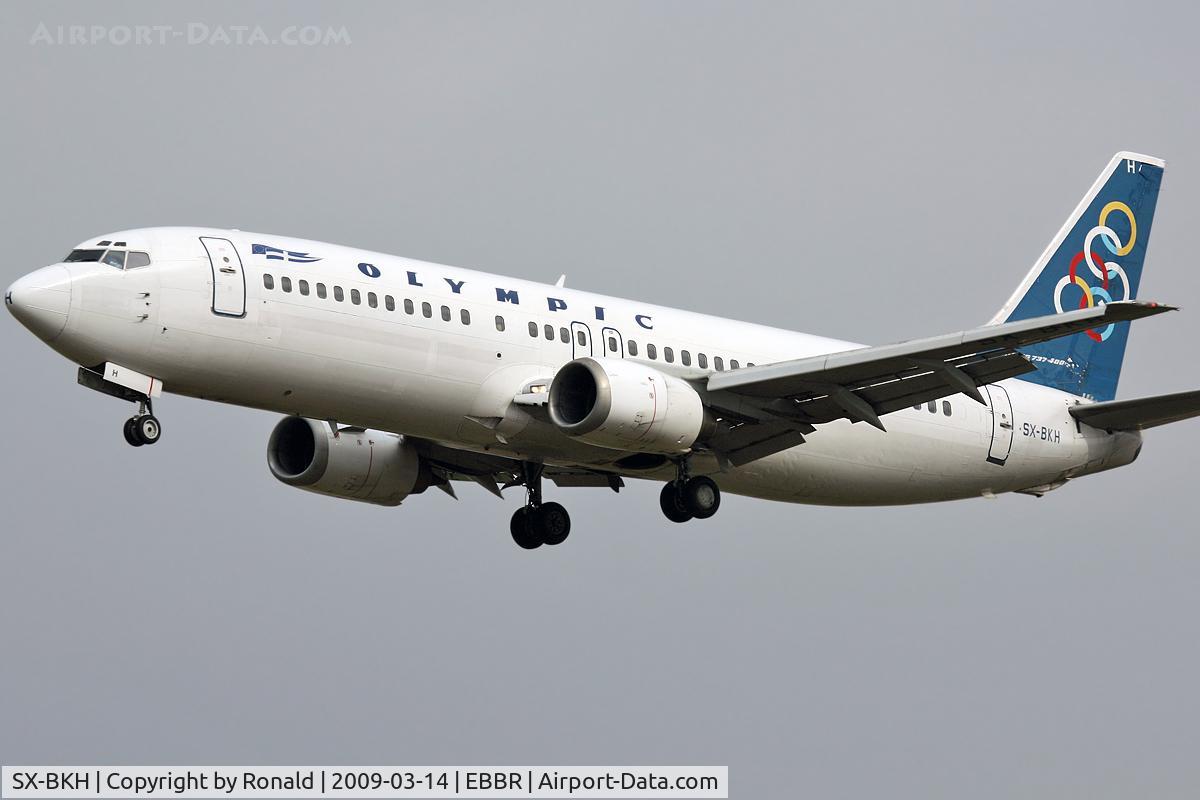 SX-BKH, 1990 Boeing 737-4Q8 C/N 24703, at bru