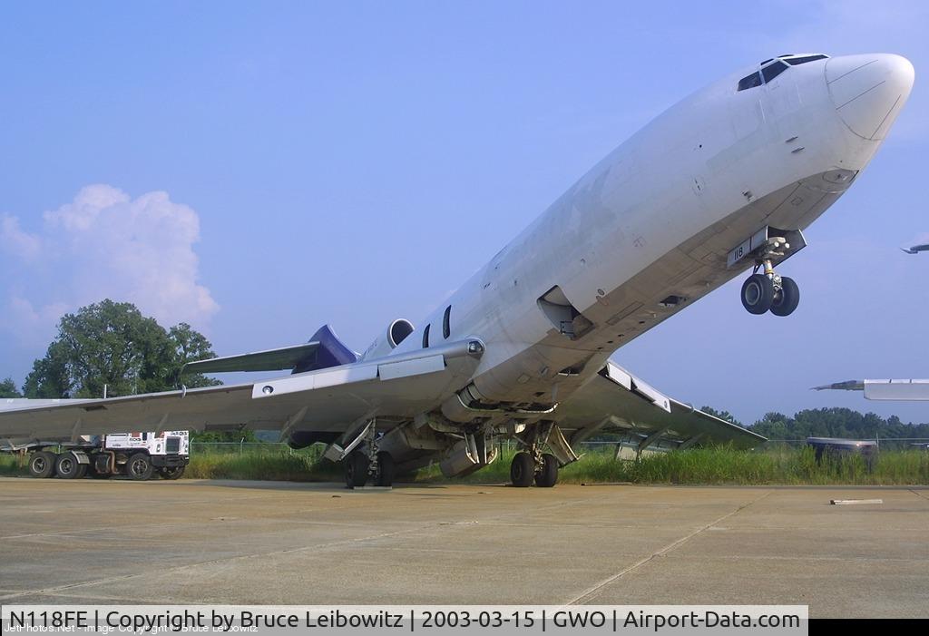 N118FE, 1966 Boeing 727-25C C/N 19300, Last photo taken before persumed scrapping, photographed March 15 2003