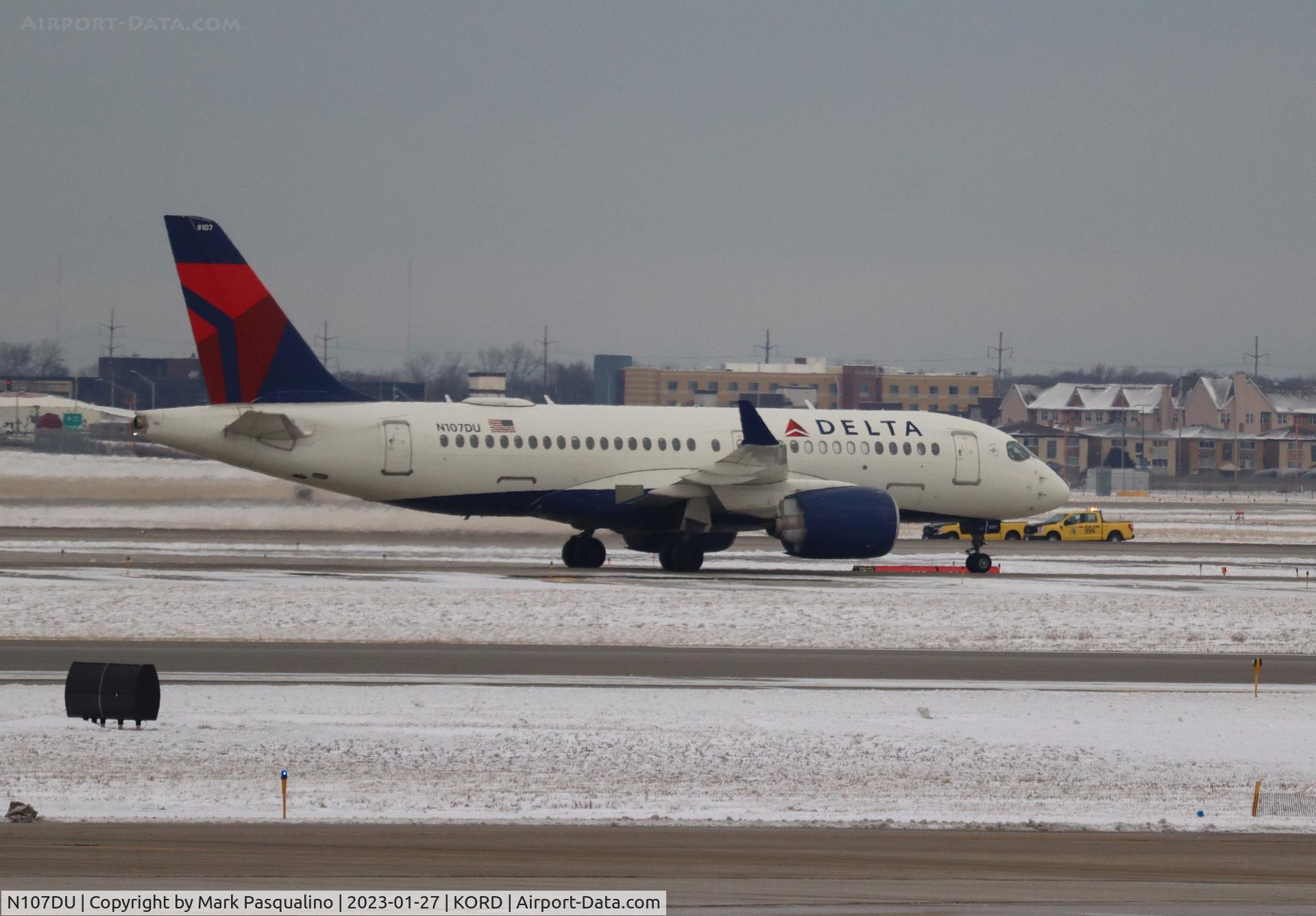 N107DU, 2019 Airbus A220-100 C/N 50026, Airbus A220-171