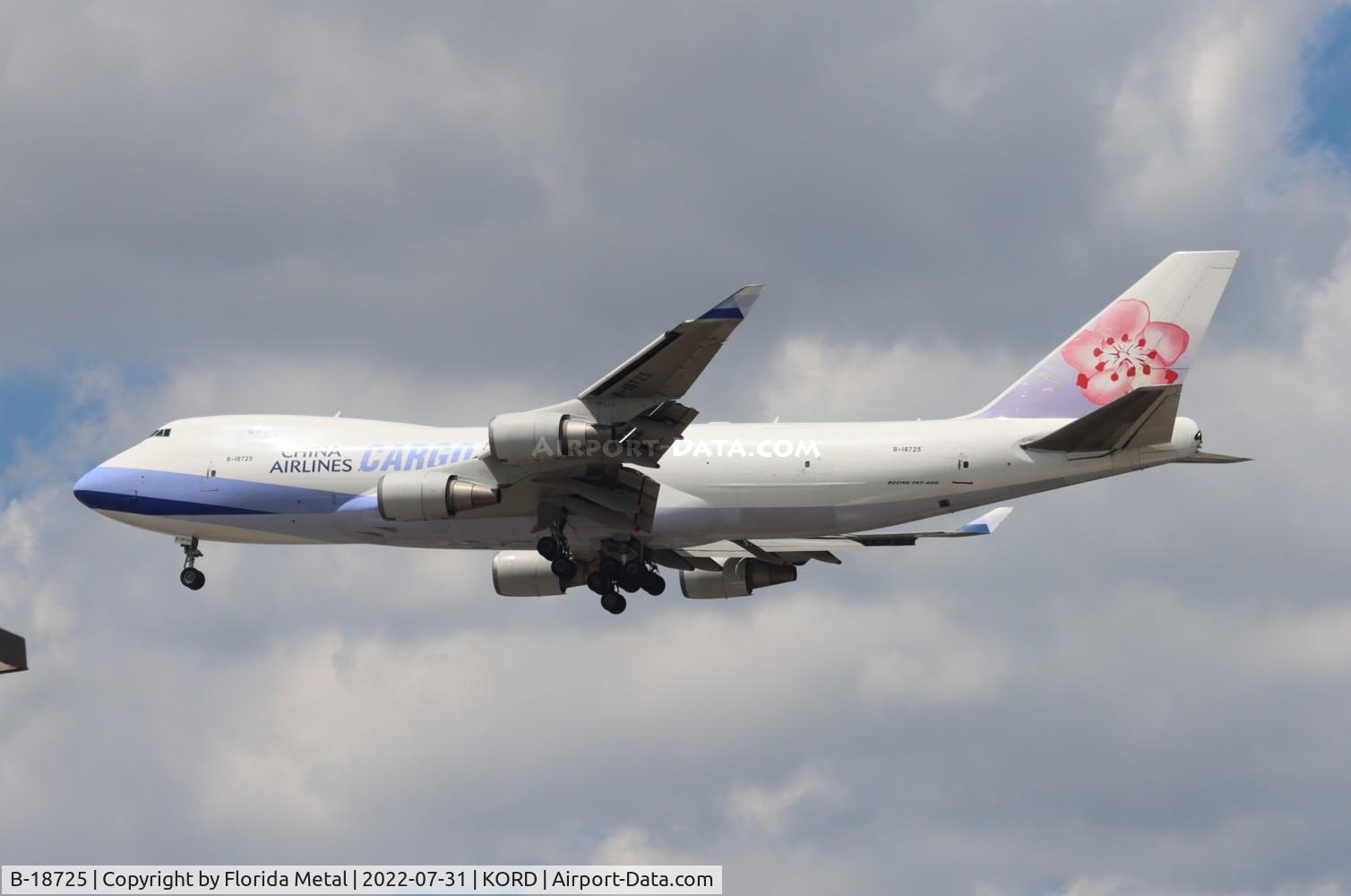 B-18725, 2007 Boeing 747-409F/SCD C/N 30771, China Airlines Cargo 747-400F zx