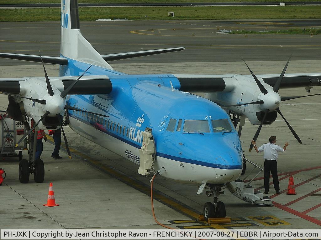 PH-JXK, 1991 Fokker 50 C/N 20233, Denim Air / KLM