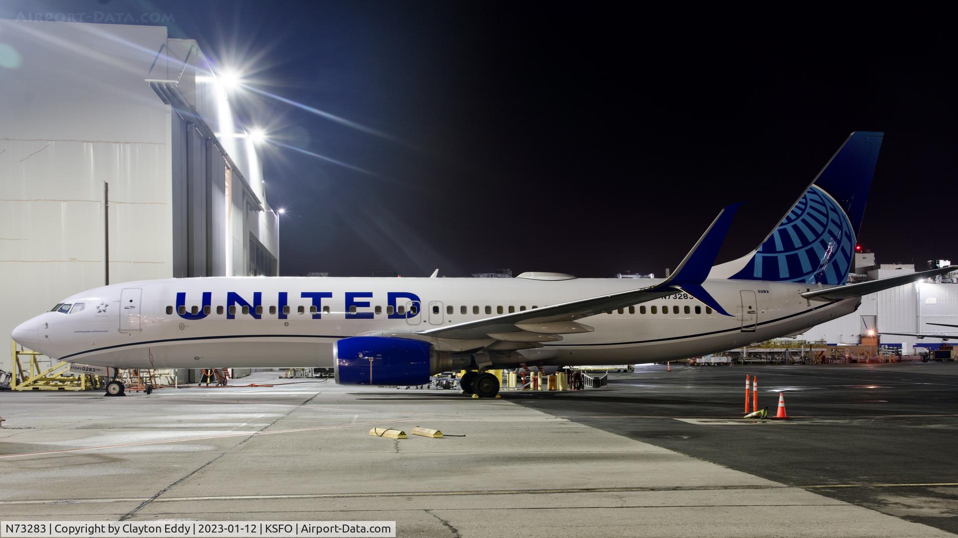 N73283, 2004 Boeing 737-824 C/N 31606, SFO 2023.