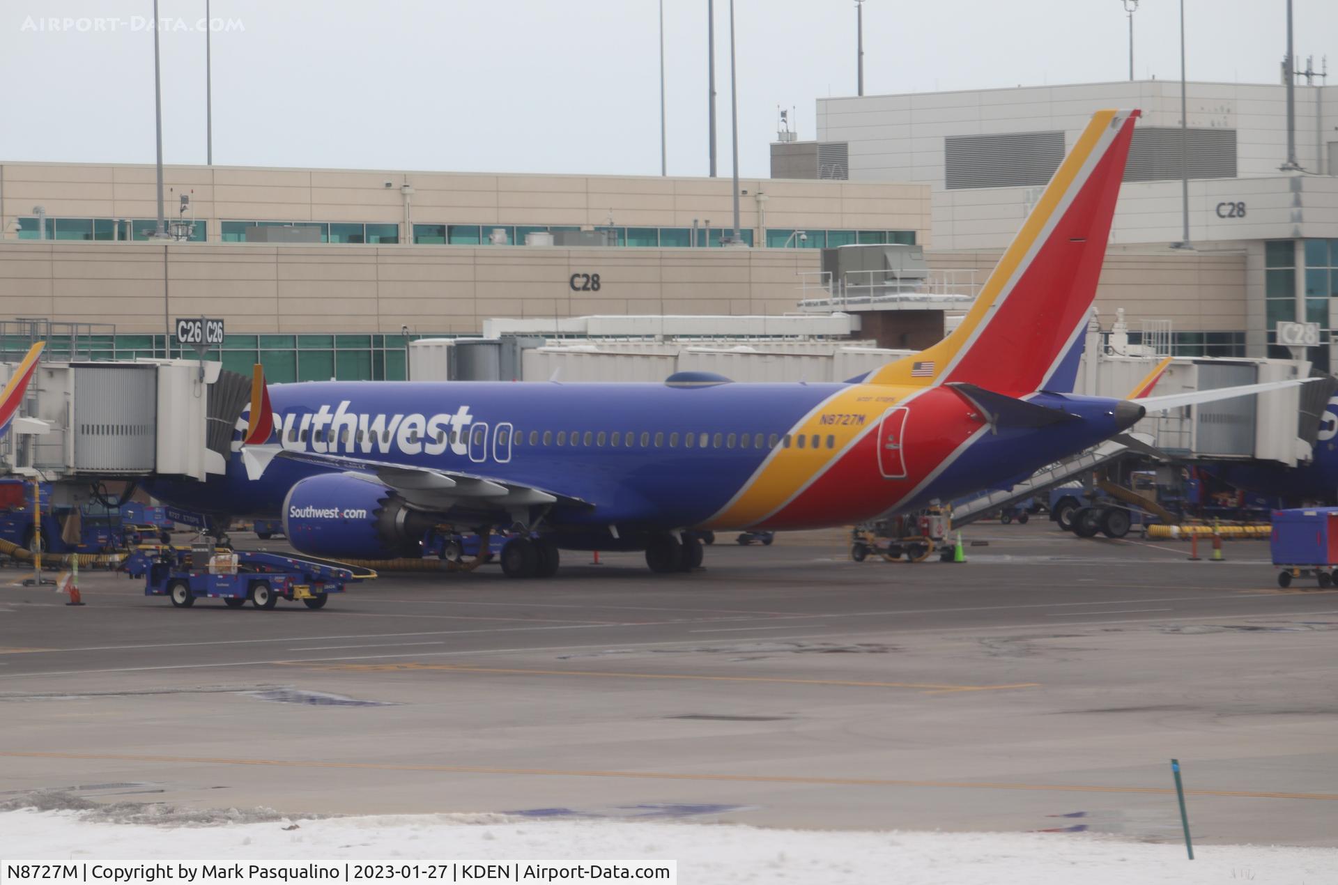 N8727M, 2018 Boeing 737-8 MAX C/N 42576, Boeing 737-8 MAX