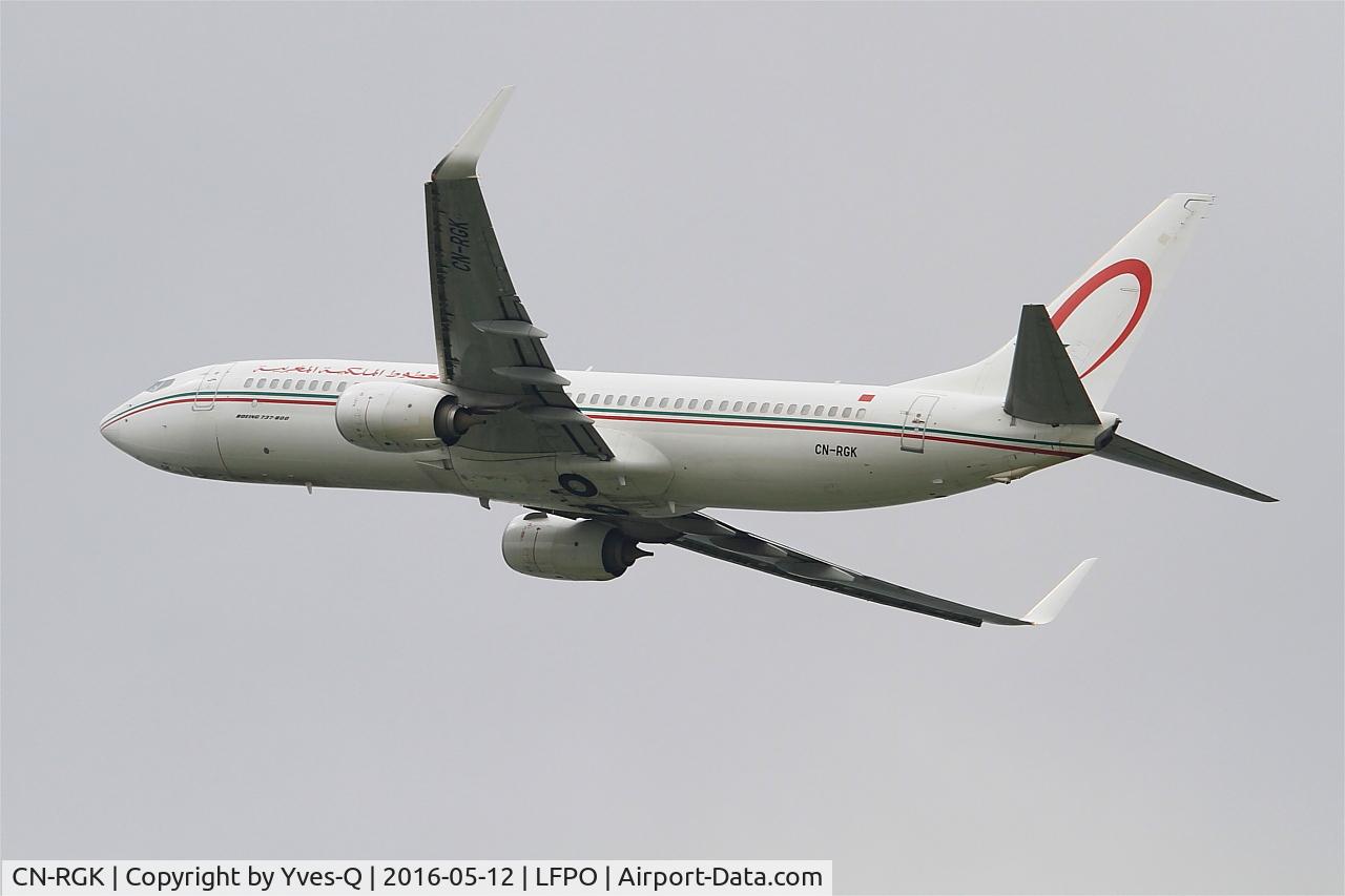 CN-RGK, 2012 Boeing 737-8B6 C/N 33073, Boeing 737-8B6, Climbing from rwy 24, Paris Orly Airport (LFPO-ORY)