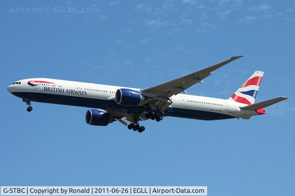 G-STBC, 2010 Boeing 777-36N/ER C/N 38287, at lhr