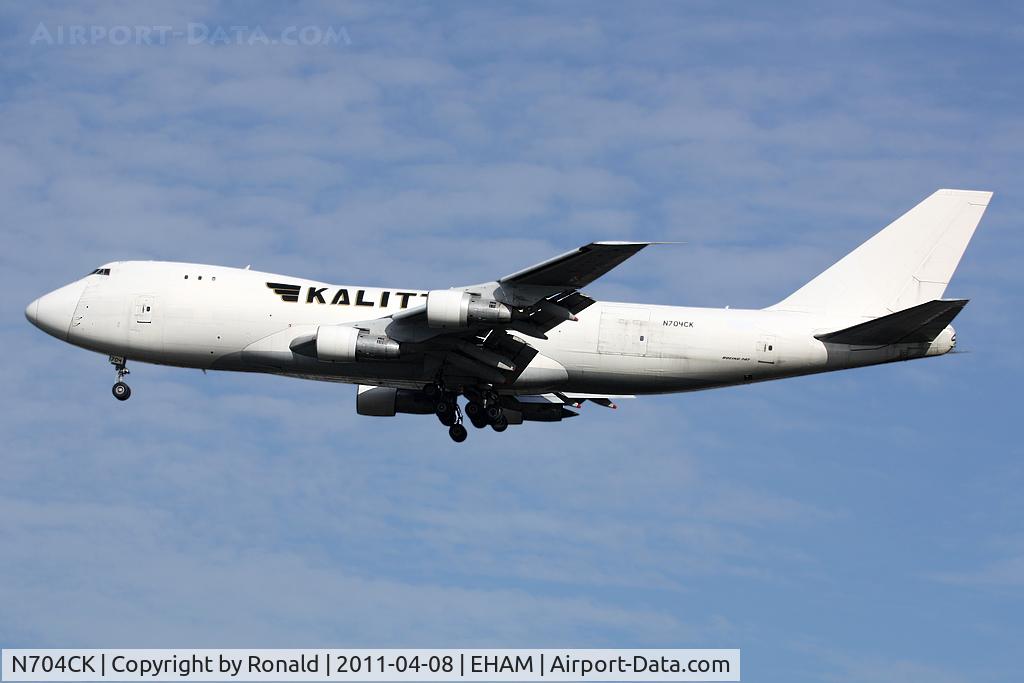 N704CK, 1986 Boeing 747-246F C/N 23391, at spl