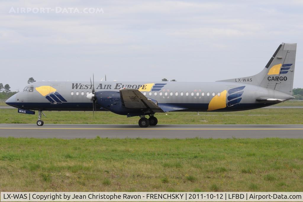 LX-WAS, 1994 British Aerospace ATP(F) C/N 2058, West Air Sweden (dba West Atlantic)