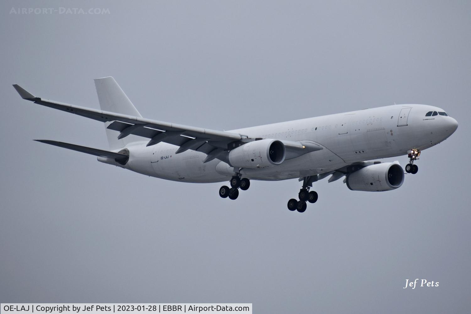 OE-LAJ, 2006 Airbus A330-243 C/N 717, Arriving from Singapore after  P2F cargo conversion.