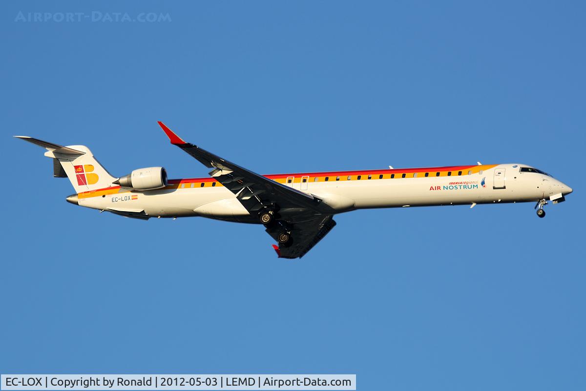 EC-LOX, 2011 Bombardier CRJ-1000ER NG (CL-600-2E25) C/N 19020, at mad