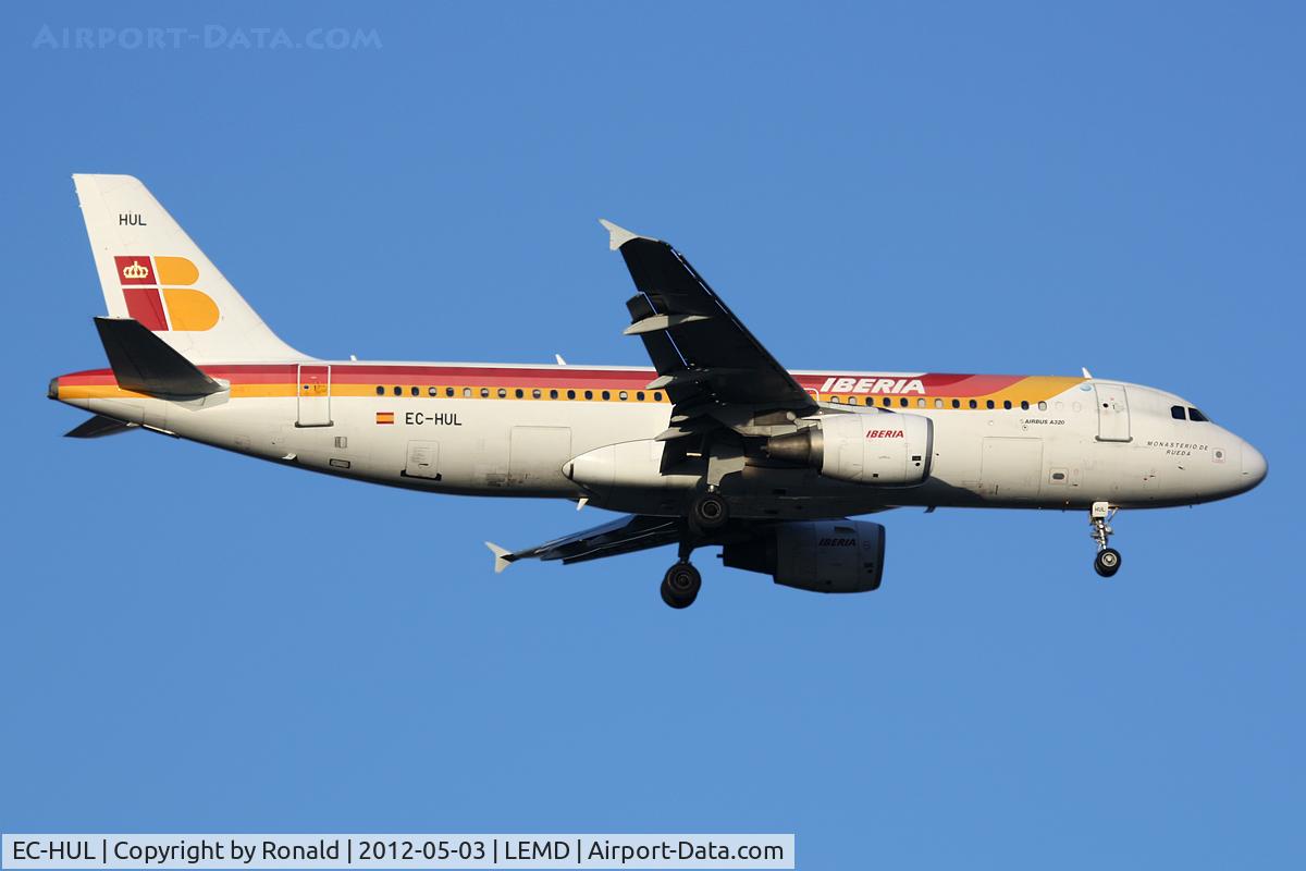 EC-HUL, 2000 Airbus A320-214 C/N 1347, at mad