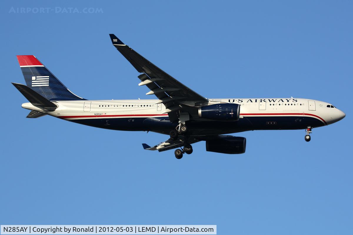 N285AY, 2010 Airbus A330-243 C/N 1100, at mad