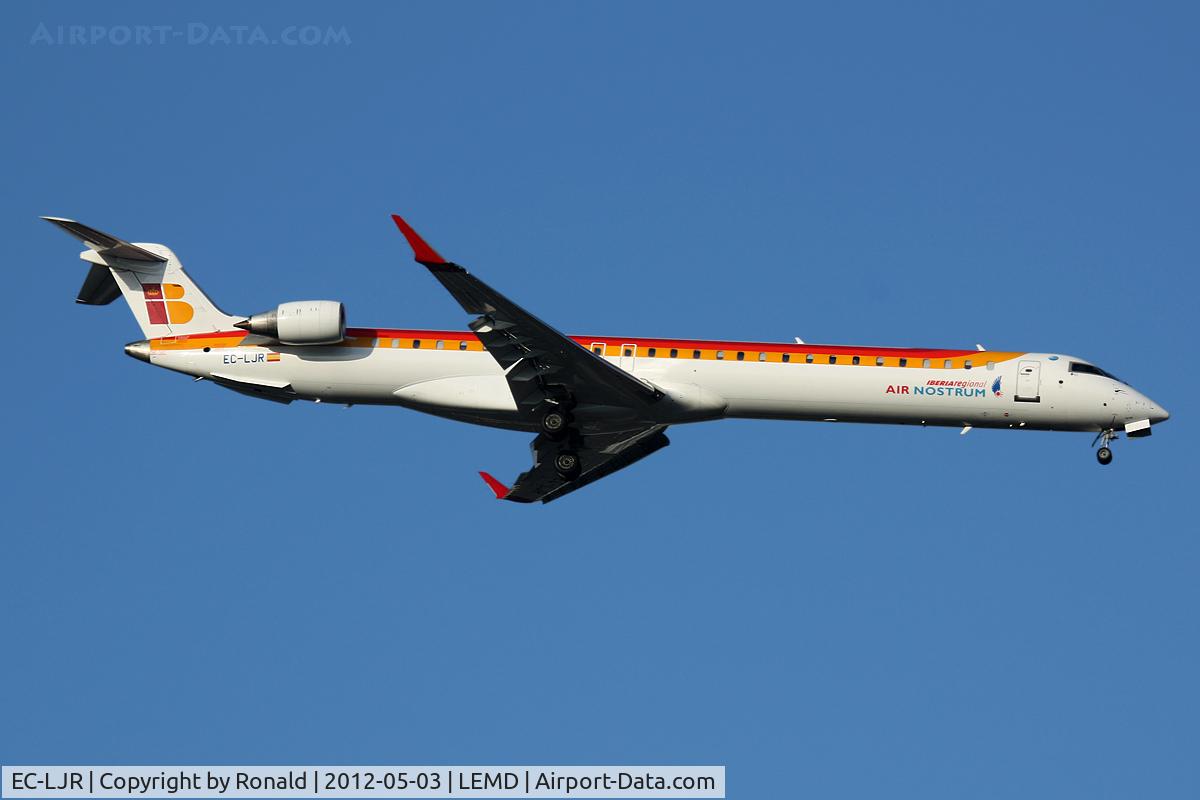 EC-LJR, 2010 Bombardier CRJ-1000ER NG (CL-600-2E25) C/N 19002, at mad