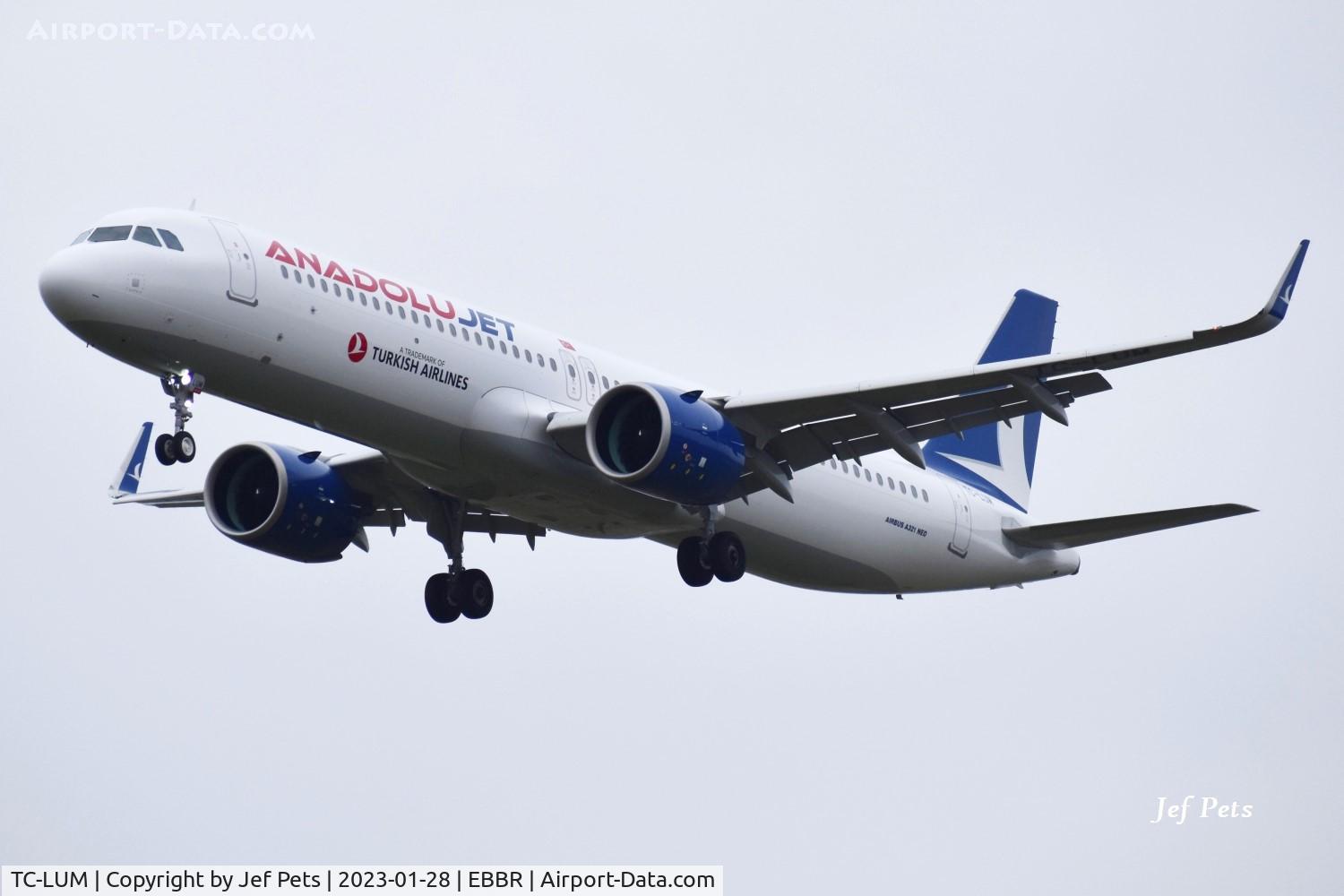 TC-LUM, 2022 Airbus A321-271NX C/N 10973, TC-LUM at Brussels Airport.