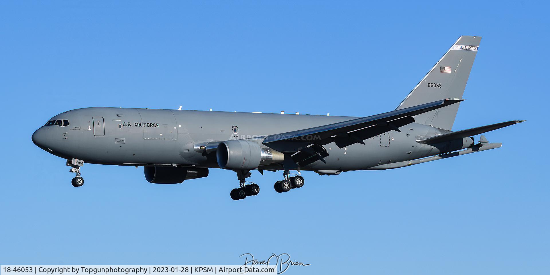 18-46053, 2020 Boeing KC-46A Pegasus C/N 41873, SCOOTER2 landing after a FINI flight