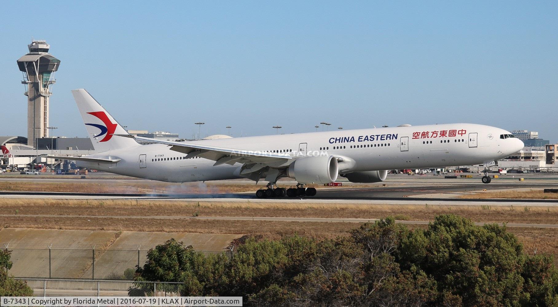 B-7343, 2016 Boeing 777-39P/ER C/N 43277, China Eastern 777-300 zx