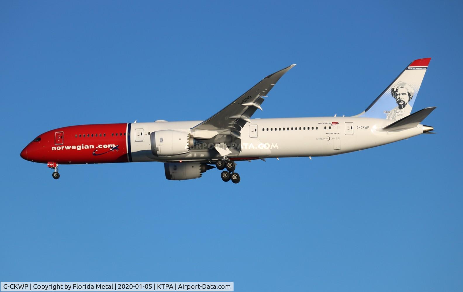 G-CKWP, 2018 Boeing 787-9 Dreamliner C/N 63318, Norwegian 789 zx