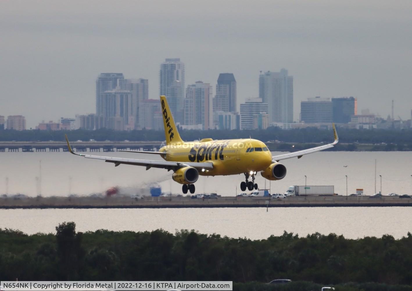 N654NK, 2018 Airbus A320-232 C/N 8176, TPA 2022
