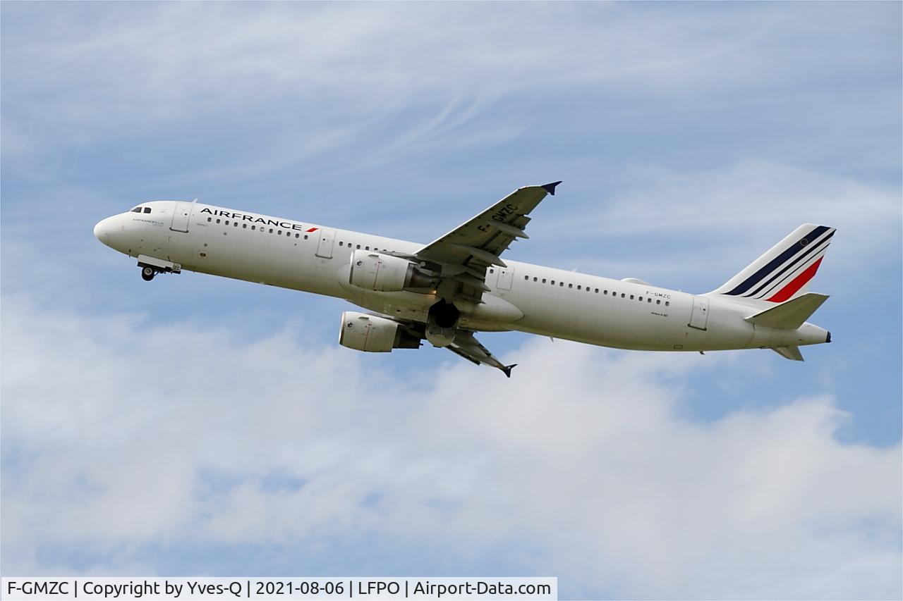F-GMZC, 1995 Airbus A321-111 C/N 521, Airbus A321-111, Taking off rwy 24, Paris-Orly airport (LFPO-ORY)