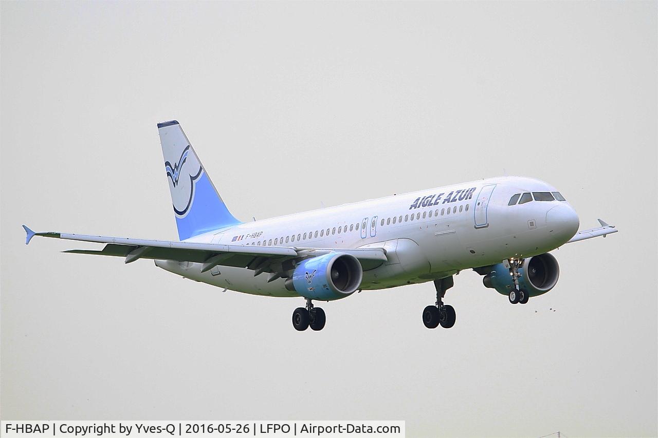 F-HBAP, 2011 Airbus A320-214 C/N 4675, Airbus A320-214, Short approach rwy 08, Paris-Orly airport (LFPO-ORY)