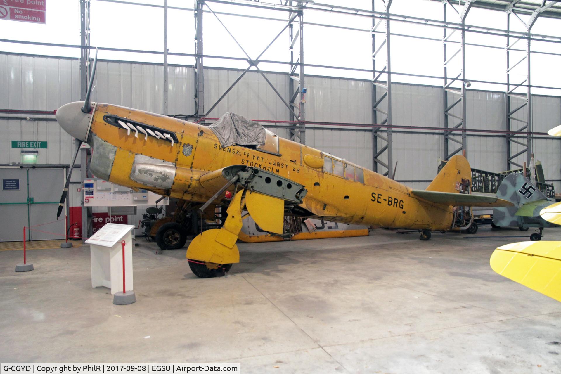 G-CGYD, 1944 Fairey Firefly 1 C/N F.6071, G-CGYD 'SE-BRG' (DT989) 1944 Fairey Firefly TT1 Duxford